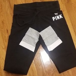 VS. pink yoga pants
